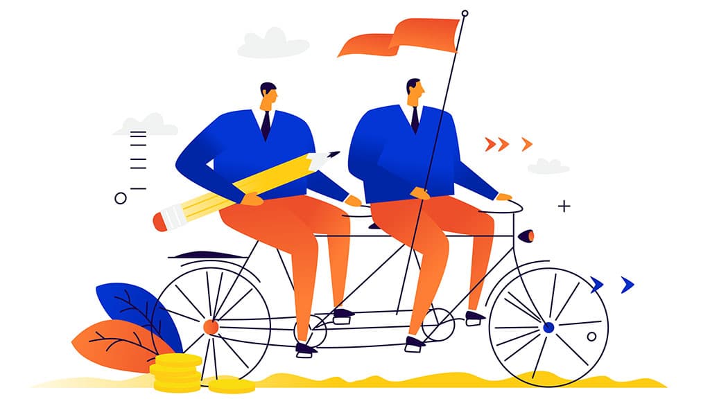 Illustration d’un partenariat